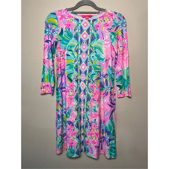 Lilly Pulitzer Ophelia Swing Dress "It Was All a Dream" Sz XXS PREPPY SUMMER VAC - Picture 1 of 5